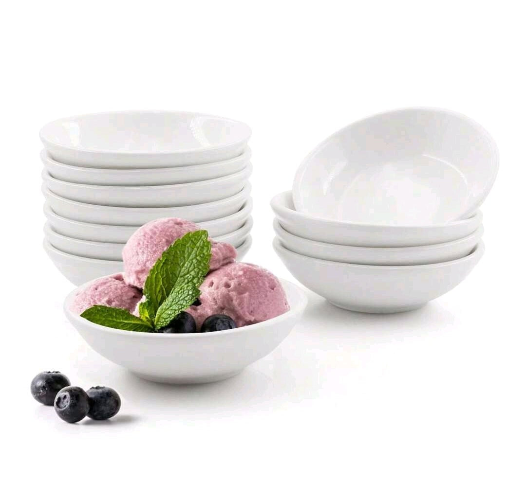 12 Pcs Melamine Dipping Bowls Set