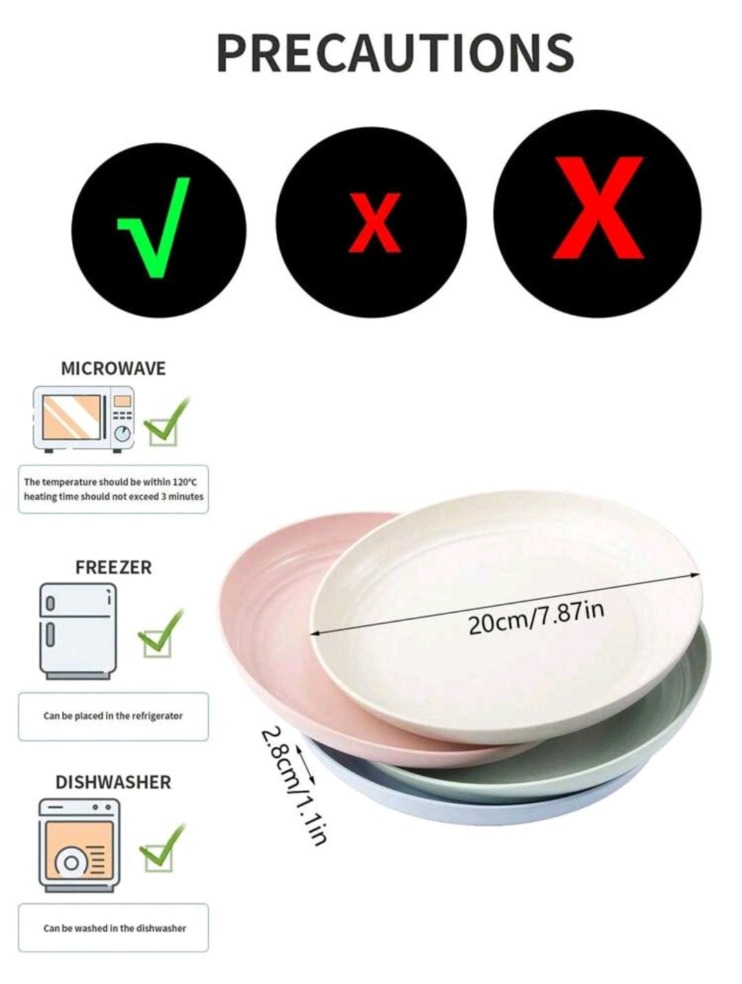 Plastic Plates/Salad Plates
