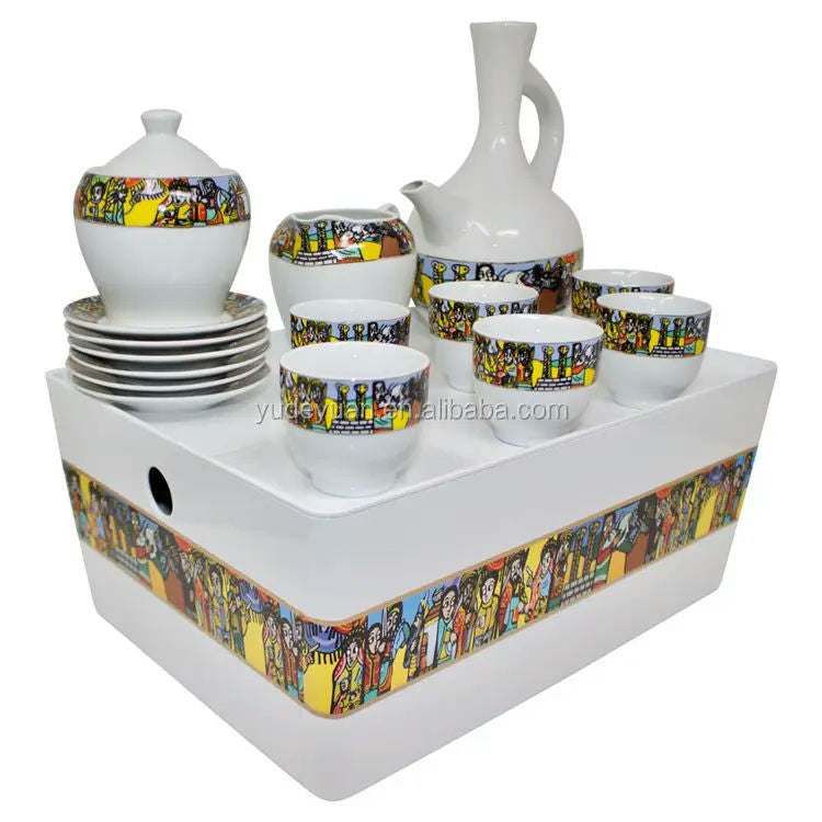 Traditional Ethiopian Tea Set (13pcs)